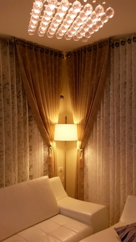 curtain, sides, interior, design, apartment, window, elegance, decoration, curtain, curtain, curtain, curtain, curtain