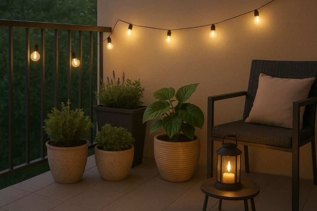 balcony garden lighting
