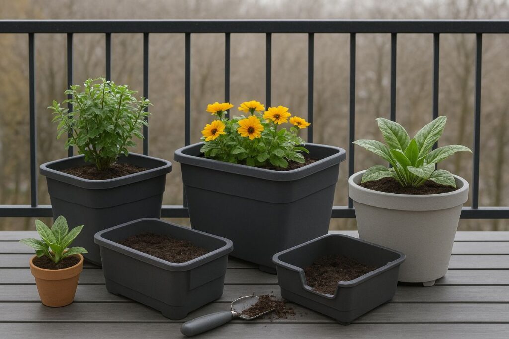 spring balcony garden