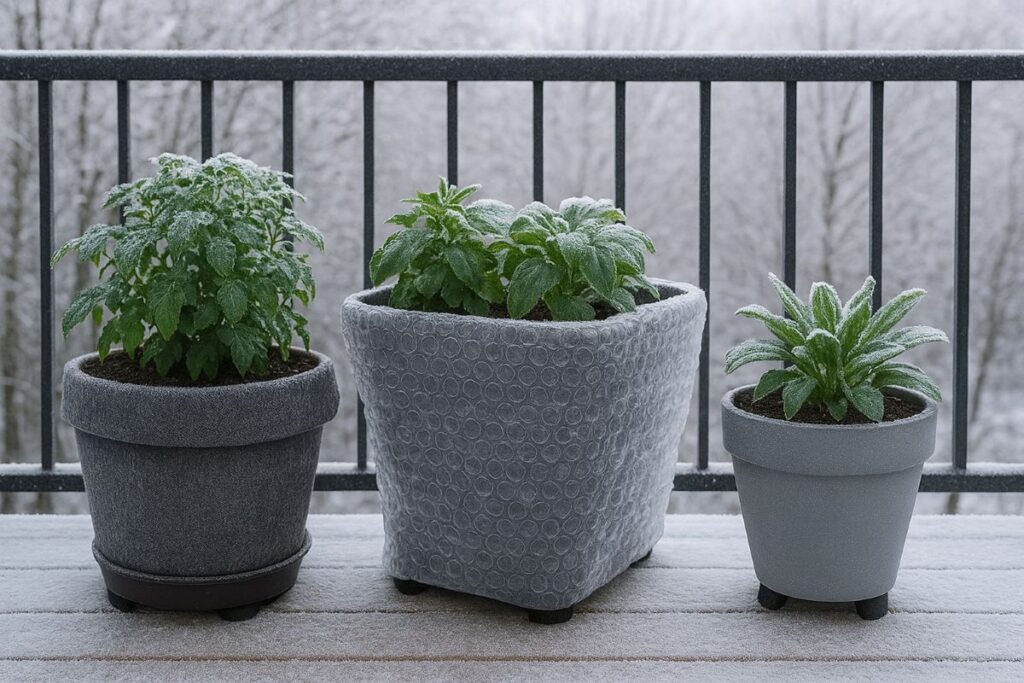 winter balcony garden